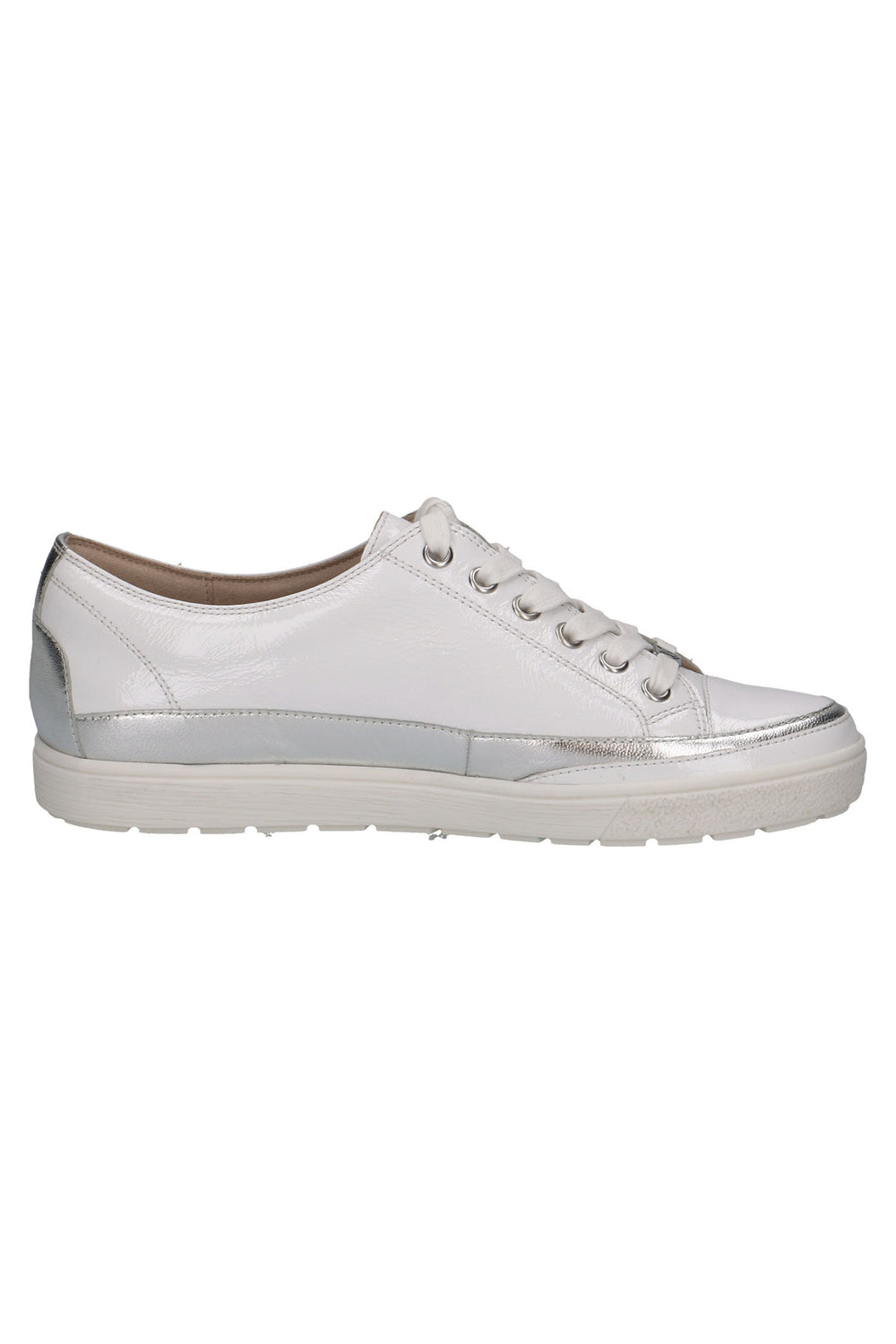 Caprice 9-23654-42 White Air Motion Leather Trainer - Rouge Boutique