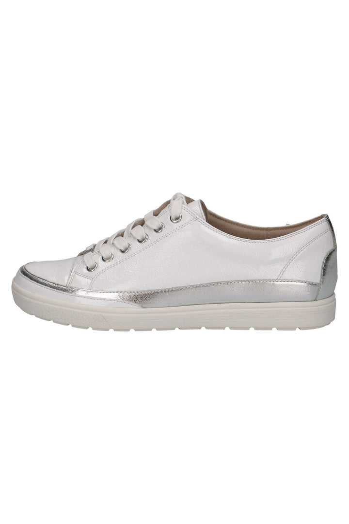 Caprice 9-23654-42 White Air Motion Leather Trainer - Rouge Boutique