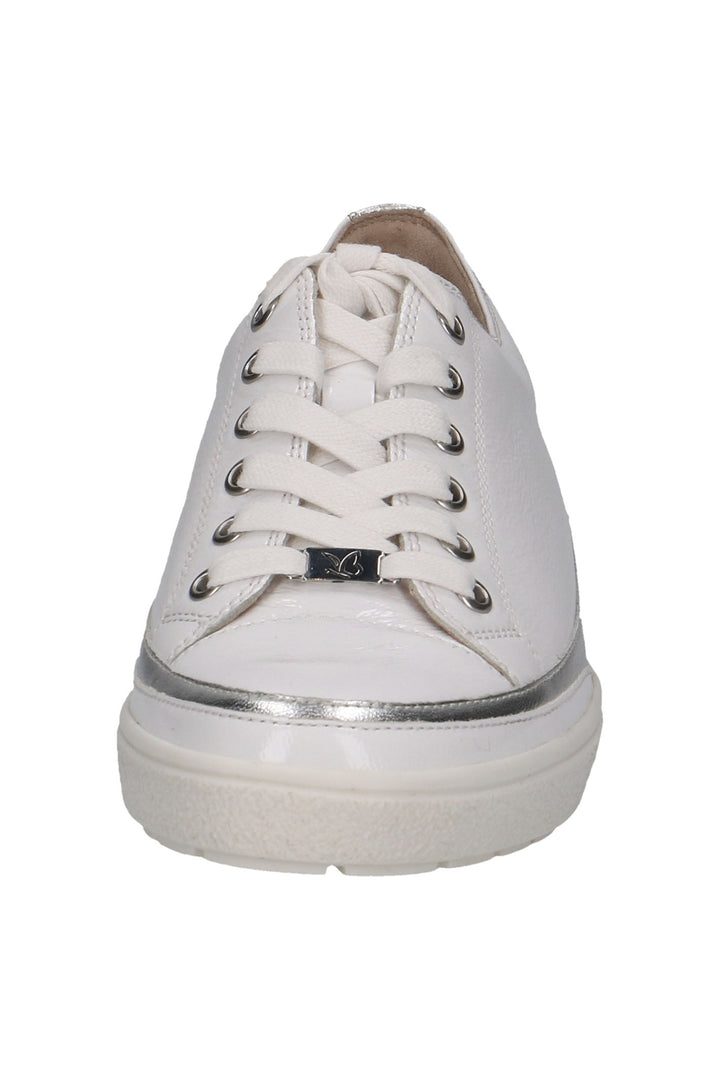 Caprice 9-23654-42 White Air Motion Leather Trainer - Rouge Boutique