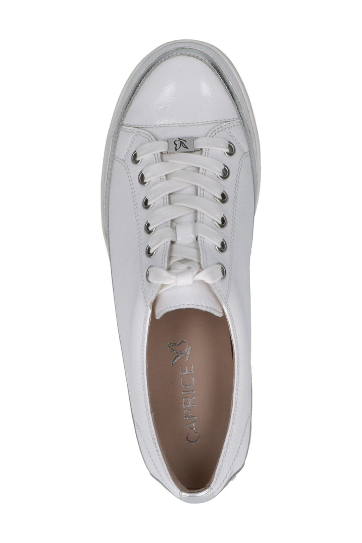 Caprice 9-23654-42 White Air Motion Leather Trainer - Rouge Boutique