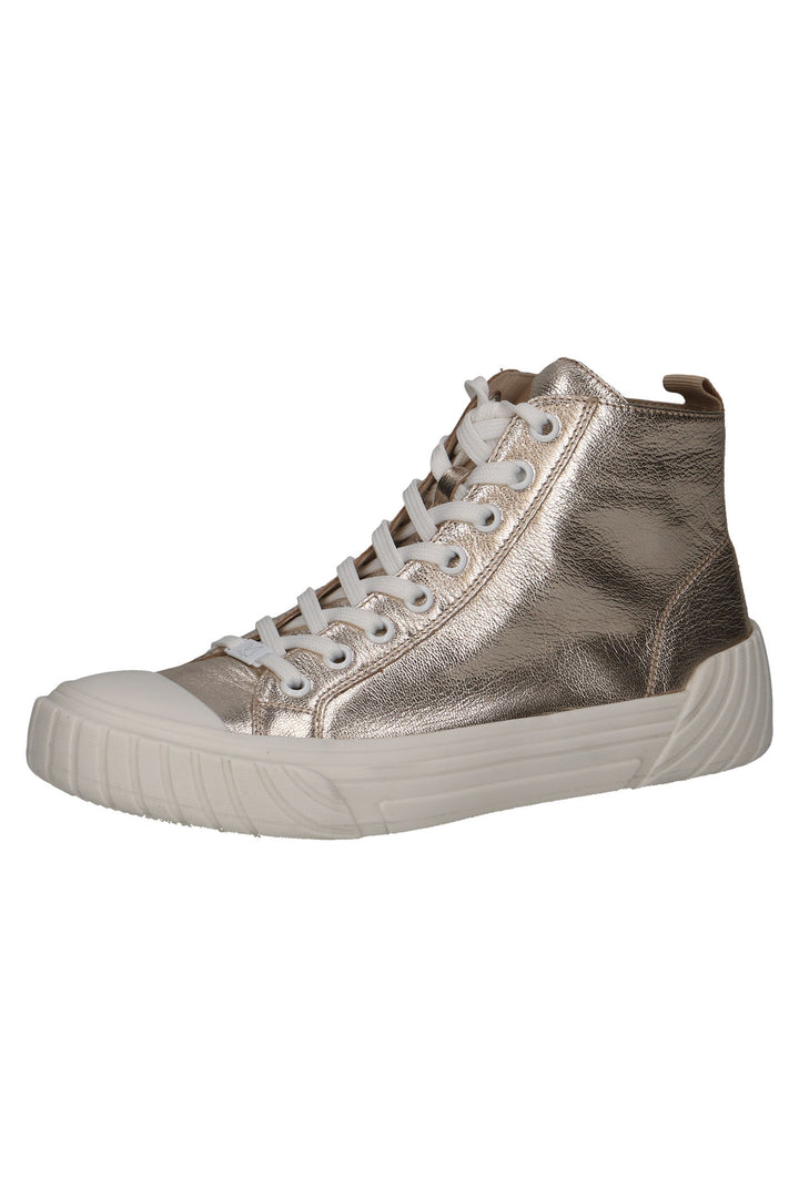 Caprice 9-25250-42 Gold Plantin Metal Ankle Trainer - Rouge Boutique Inverness