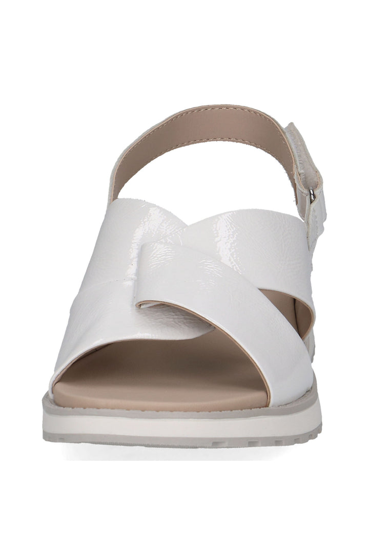Caprice 9-28703-42 122 White Naplak Memotion Sandals - Rouge Boutique Inverness