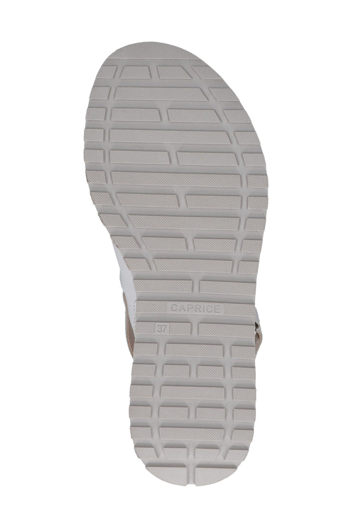 Caprice 9-28703-42 122 White Naplak Memotion Sandals - Rouge Boutique Inverness