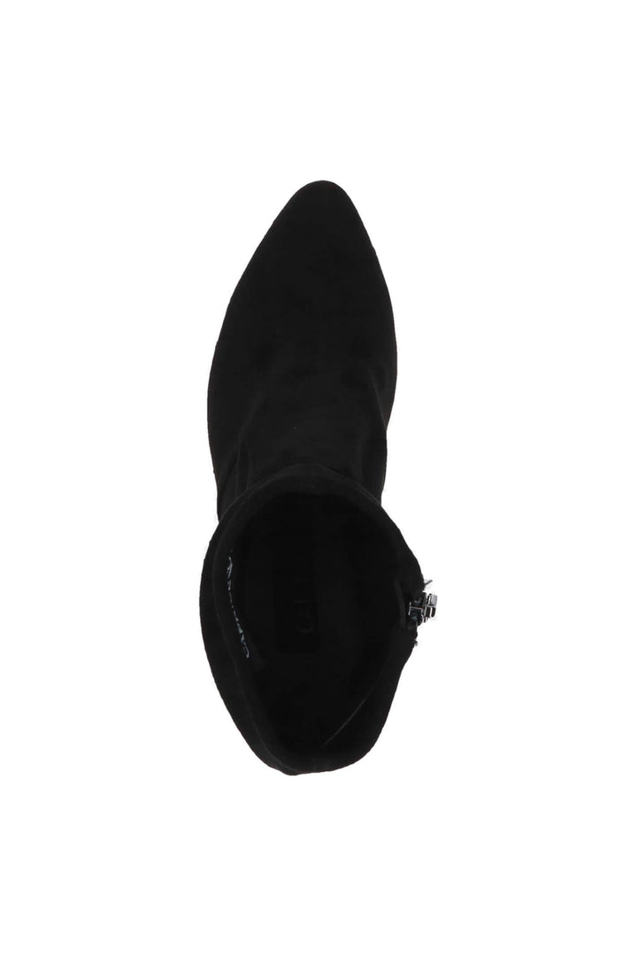 Caprice Ashley 9-25338-41-044 Black Stretch Ankle Boots - Rouge Boutique
