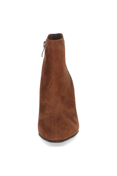 Caprice Audrey 9-25330-41-305 Cognac Brown Suede Ankle Boots - Rouge Boutique