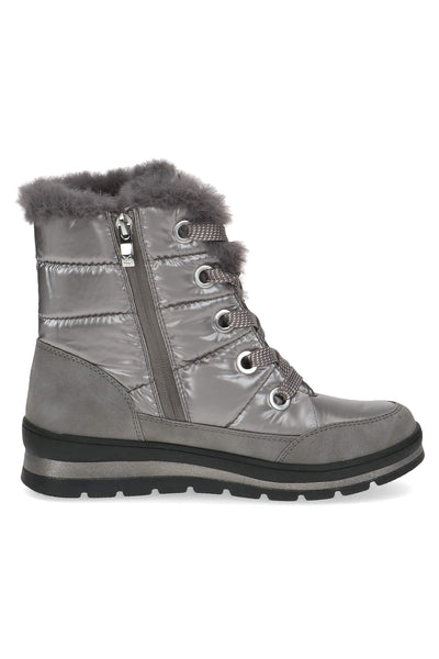 Caprice Holy 9-26226-41-345 Taupe Faux Fur Trim Boots - Rouge Boutique