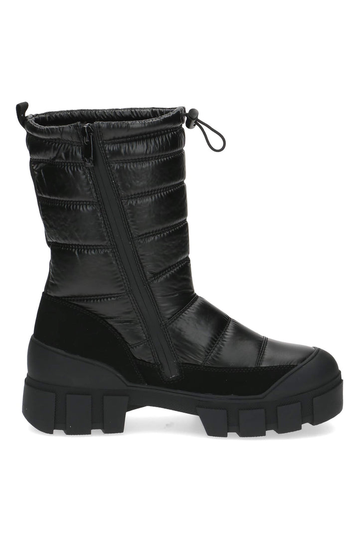 Caprice Tora 9-26444-41-019 Black Climotion Drawstring Boots - Rouge Boutique