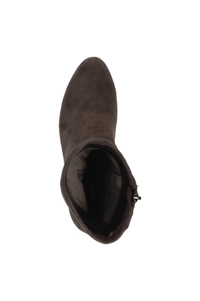 Caprice Verdana 9-25328-41-225 Stone Brown Suede Boots - Rouge Boutique