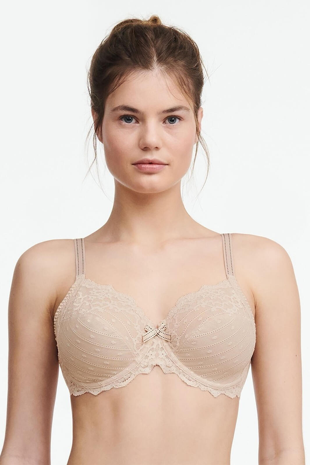 Chantelle C32810 Rive Gauche Nude Full Coverage Unlined Bra - Rouge Boutique Inverness