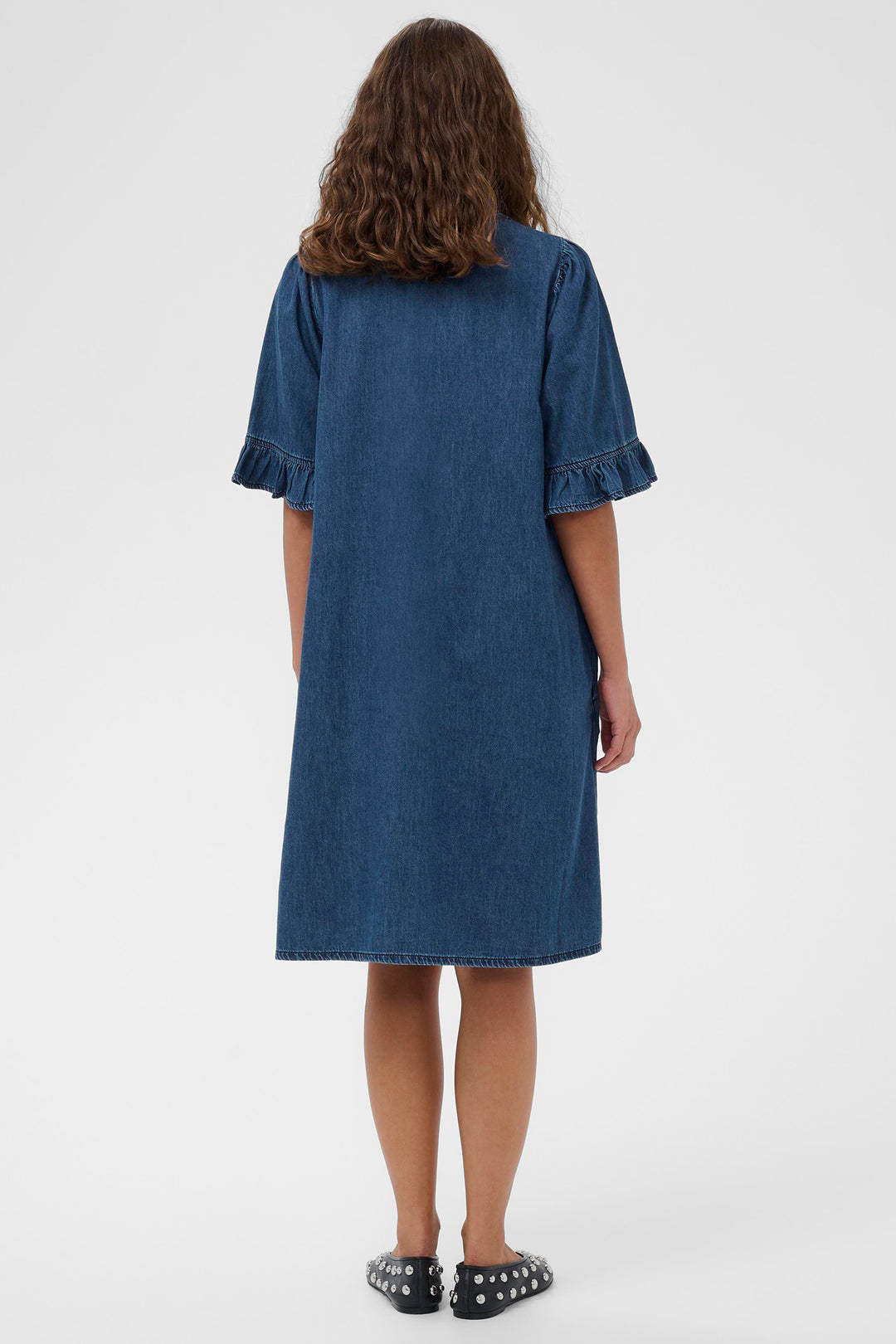 Culture CUlava Arpa 50112802 Dark Blue Denim Dress
