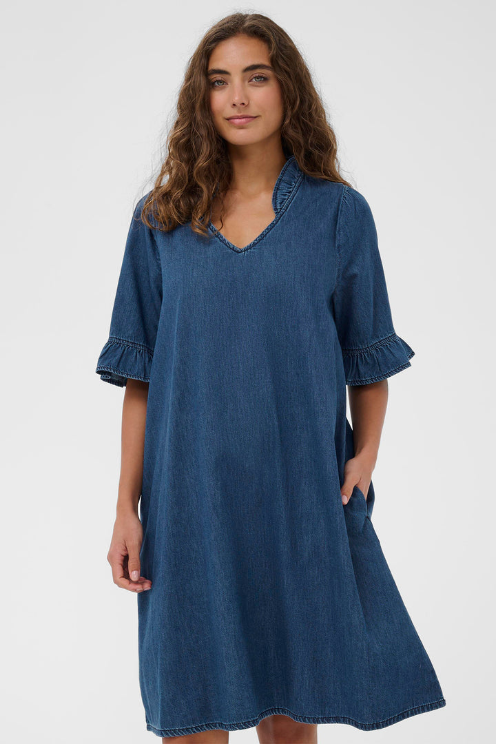 Culture CUlava Arpa 50112802 Dark Blue Denim Dress