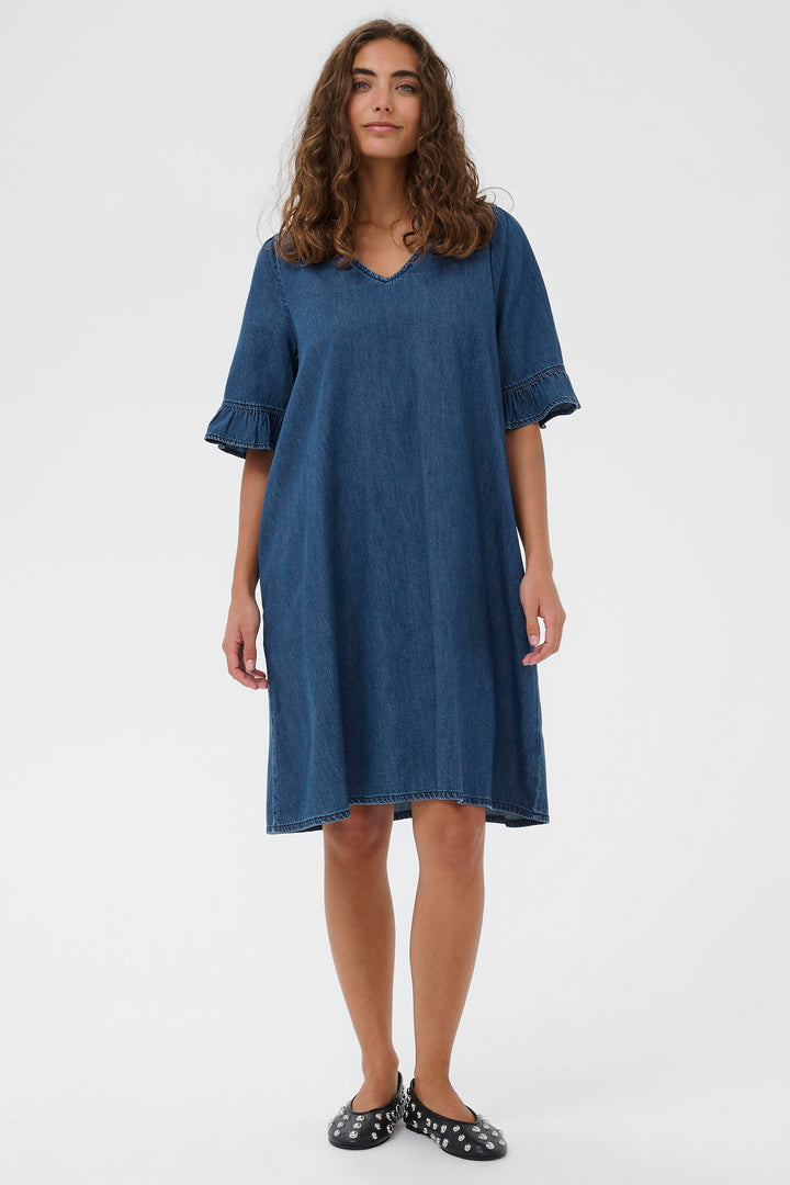 Culture CUlava Arpa 50112802 Dark Blue Denim Dress