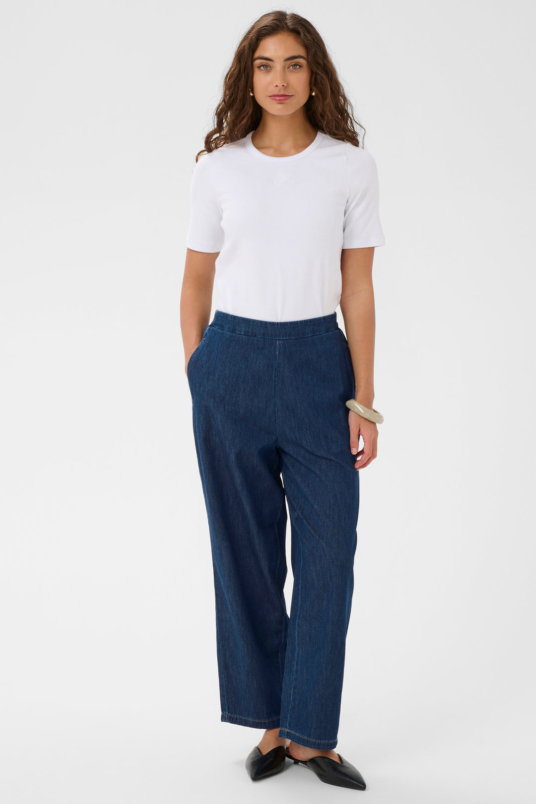 Culture CUlava Arpa 50112814 Dark Blue Denim Trousers 500029