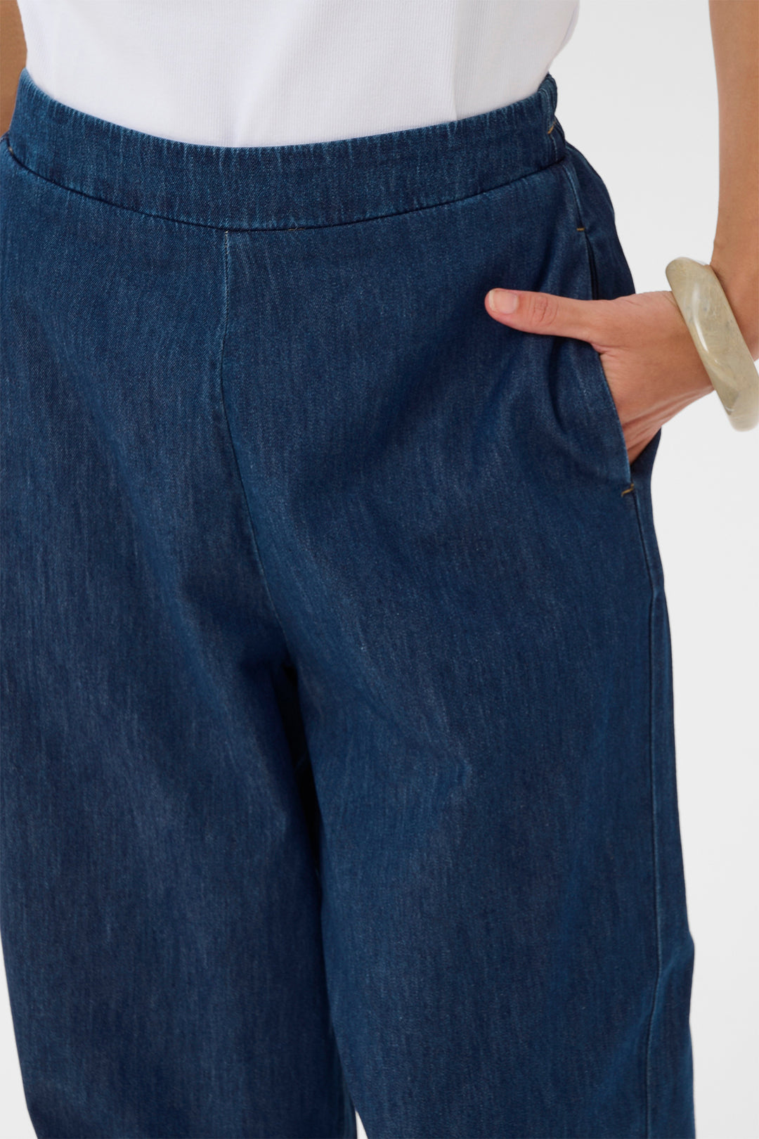 Culture CUlava Arpa 50112814 Dark Blue Denim Trousers 500029