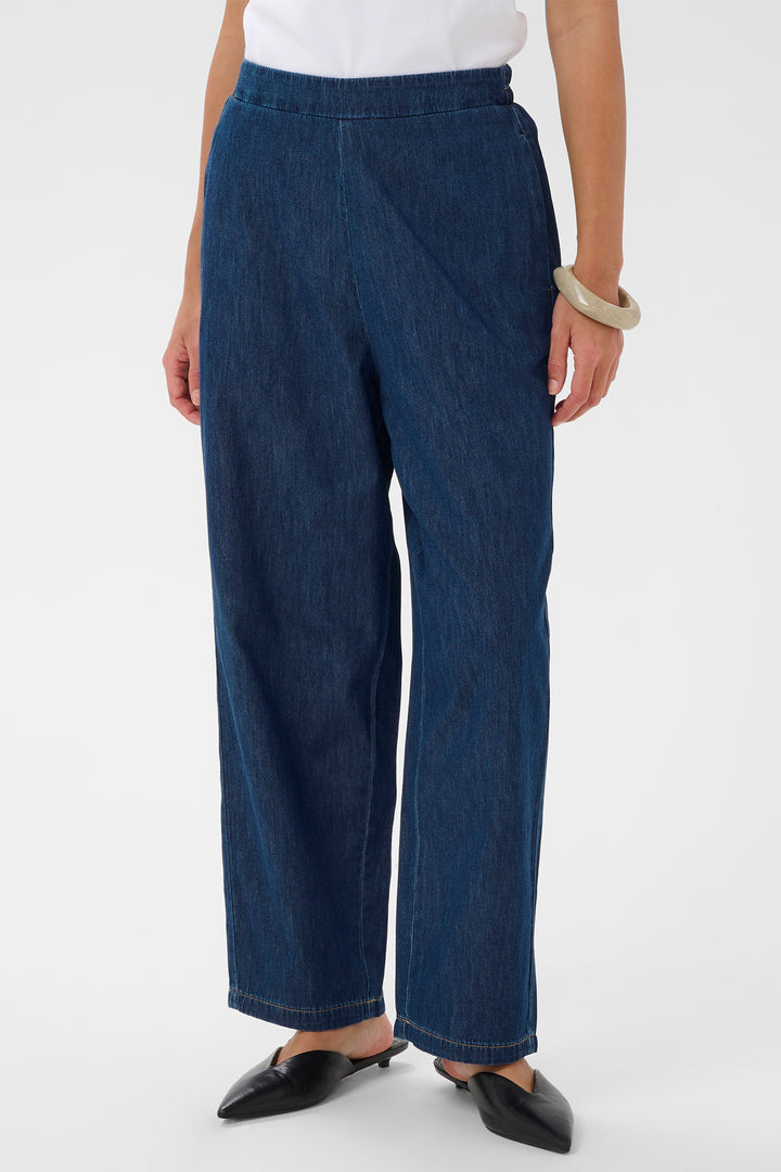 Culture CUlava Arpa 50112814 Dark Blue Denim Trousers 500029