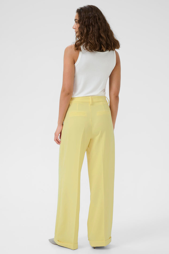 Culture CUnalina Clara 50112888 Lemon Trousers