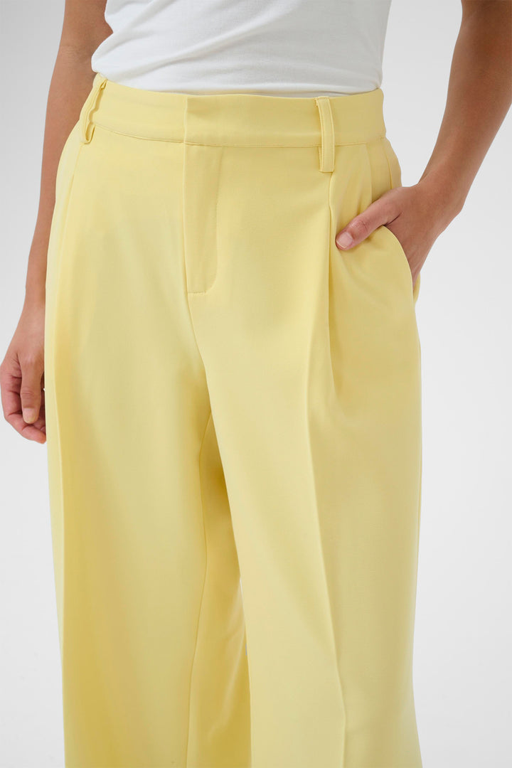 Culture CUnalina Clara 50112888 Lemon Trousers