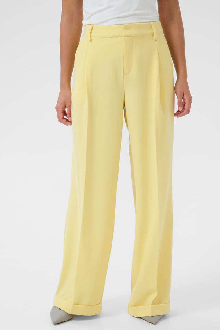 Culture CUnalina Clara 50112888 Lemon Trousers