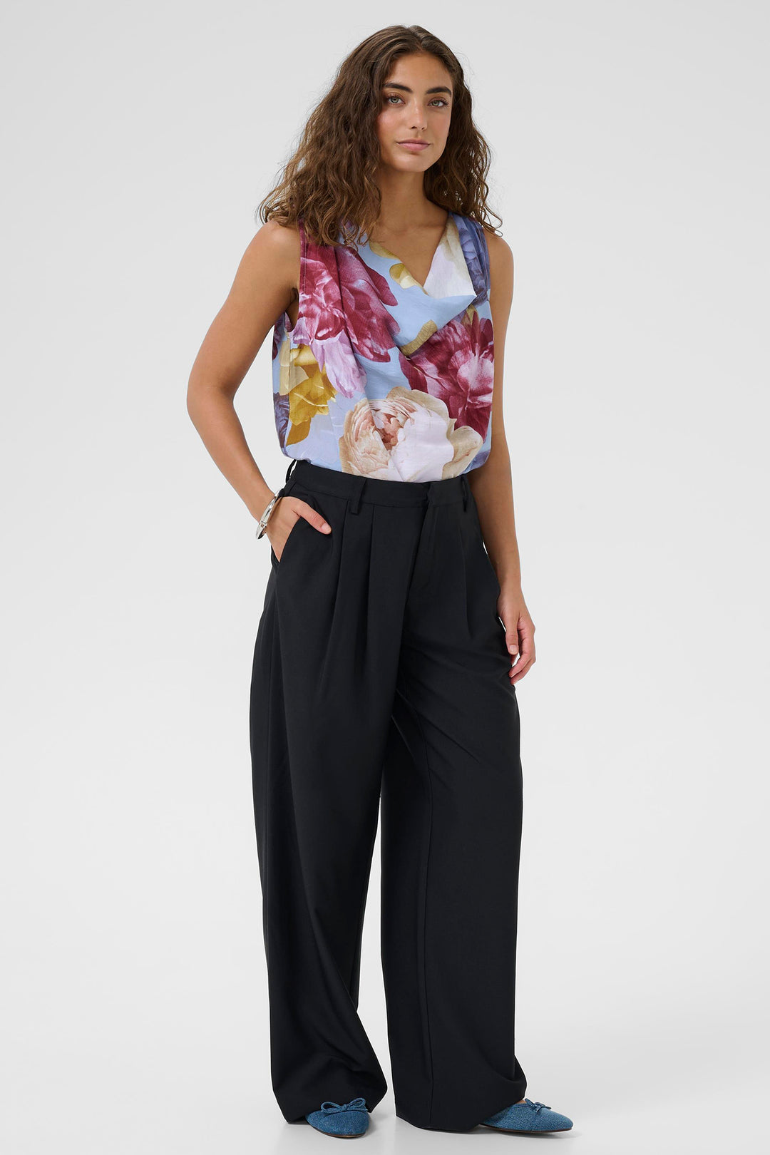 Culture CUyala Collina 50112902 Black Trousers
