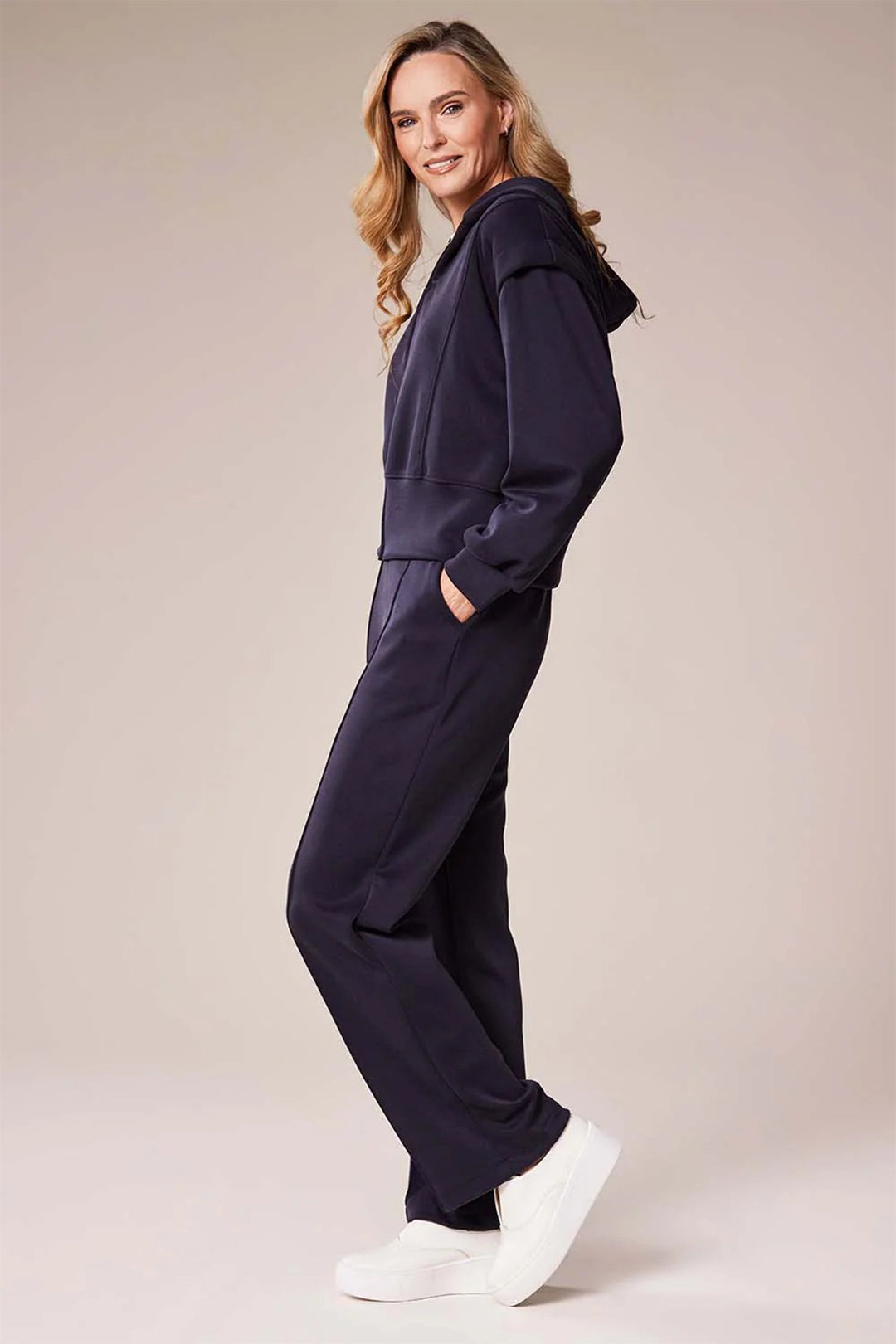 Deck 20348 Navy Slim Leg Sweat Trousers