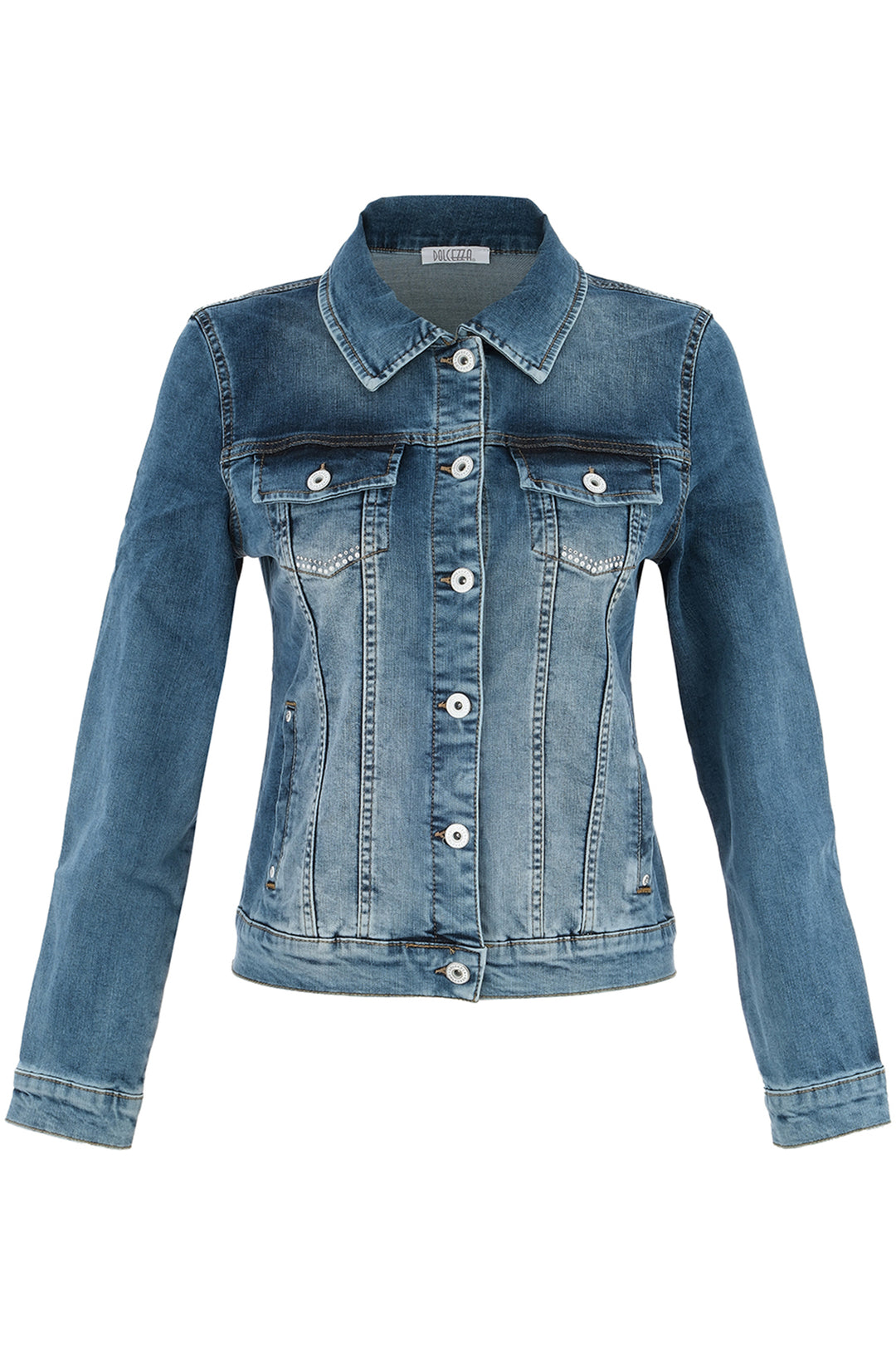 Dolcezza 25300 Blue Denim 'Spread Your Wings' Jacket - Rouge Boutique Inverness
