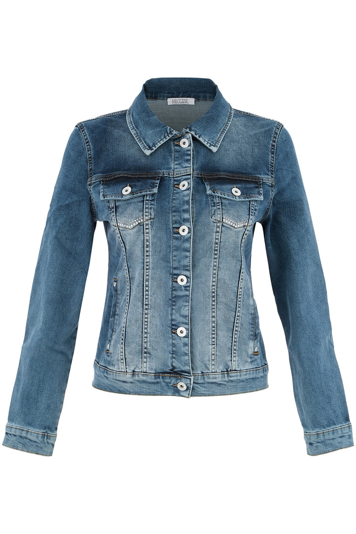 Dolcezza 25300 Blue Denim 'Spread Your Wings' Jacket - Rouge Boutique Inverness