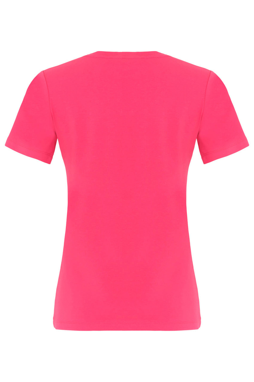 Dolcezza 25501 Fuchsia Pink V-Neck T-Shirt Top - Rouge Boutique Inverness