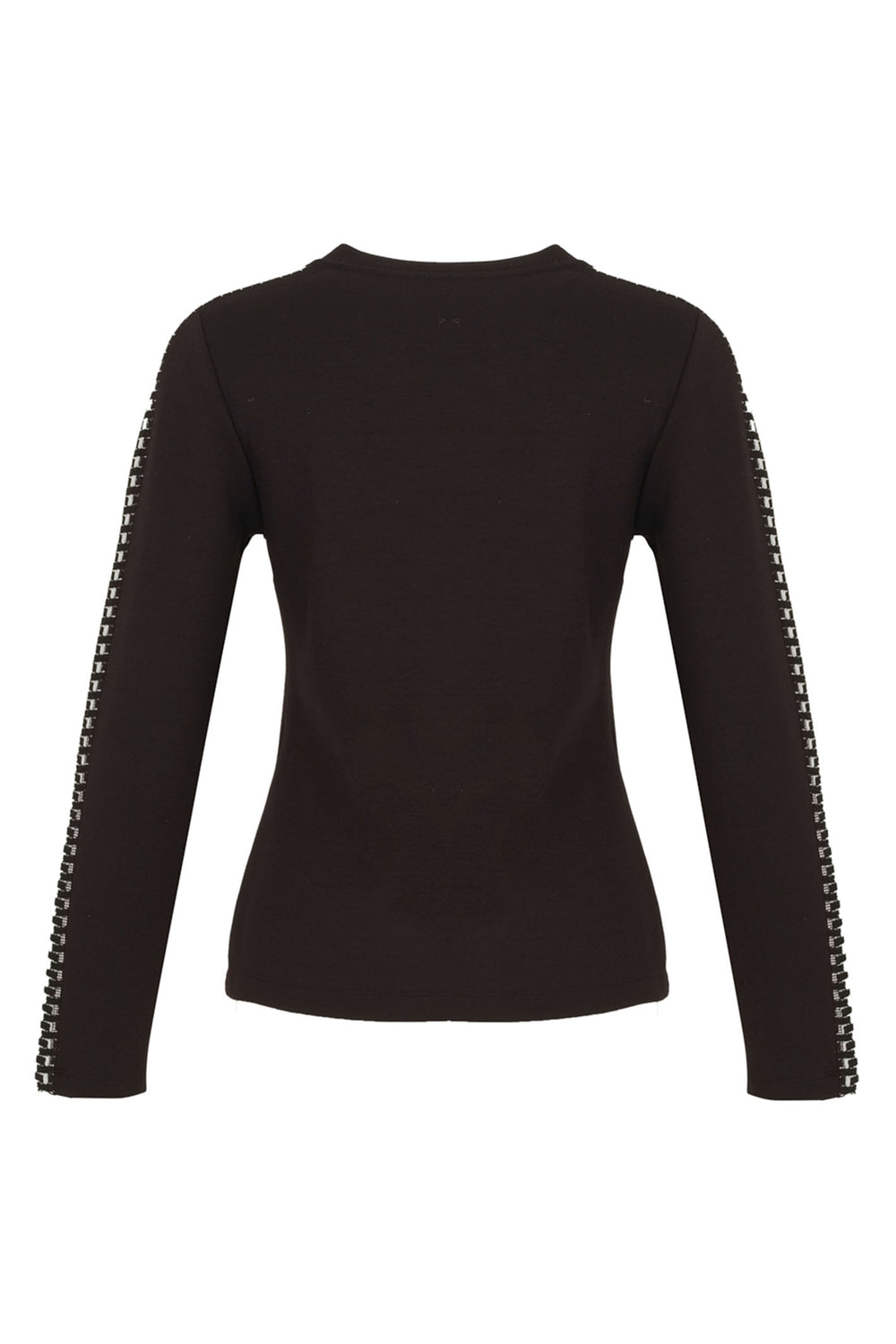 Dolcezza 74170 Top Black Sparkle Love Jumper - Rouge Boutique Inverness