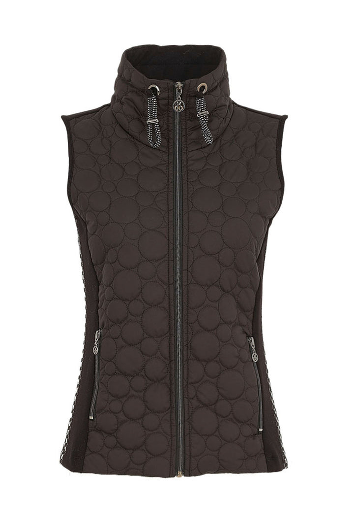 Dolcezza 74171 Gilet Black and White - Rouge Boutique Inverness