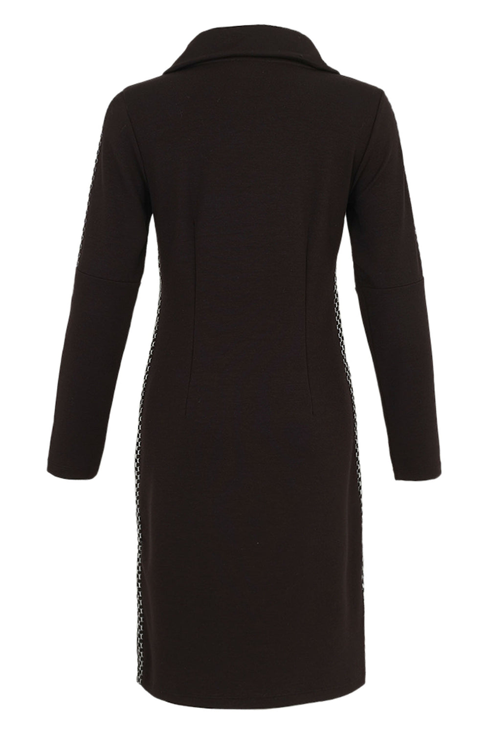 Dolcezza 74174 Black Sleeved Dress - Rouge Boutique Inverness