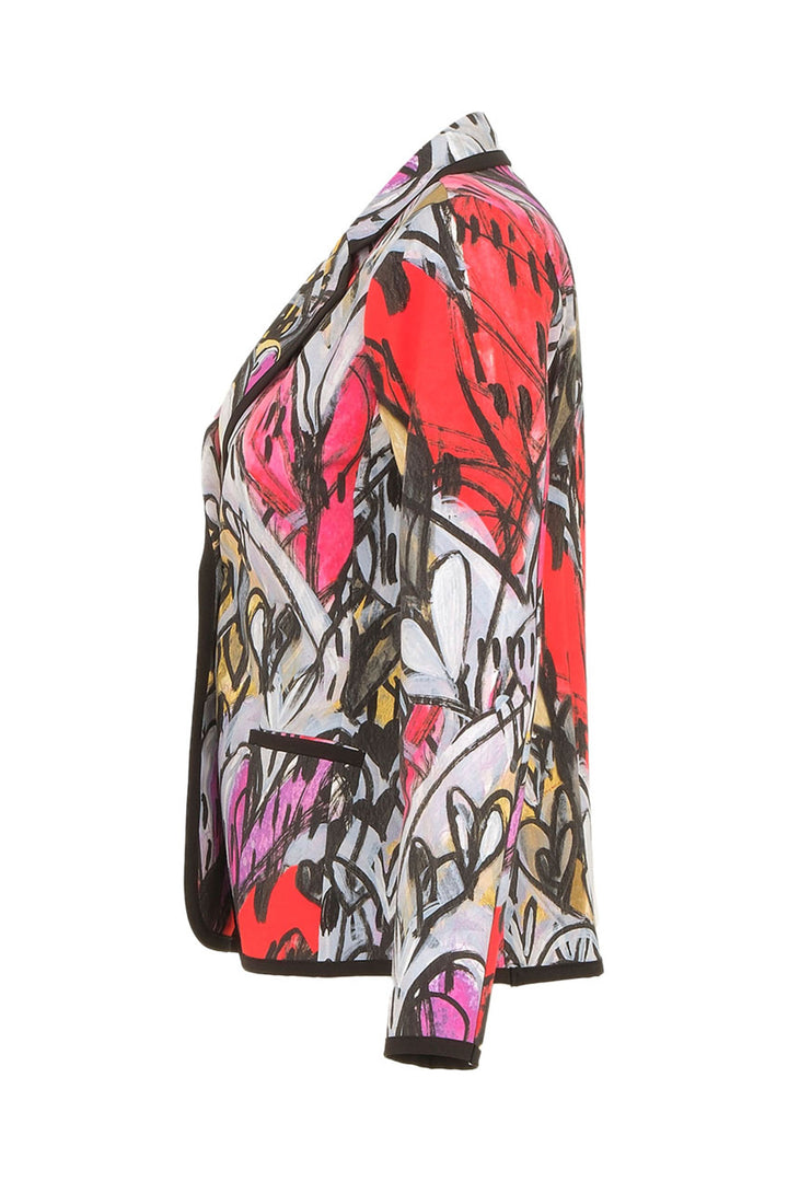 Dolcezza 74610 Jacket Love Heart Print - Rouge Boutique Inverness