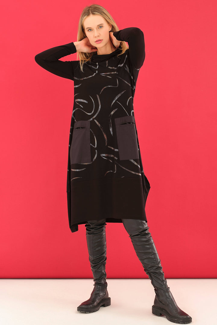 Dolcezza 75124 Dress Dancing In The Dark Pocket Dress