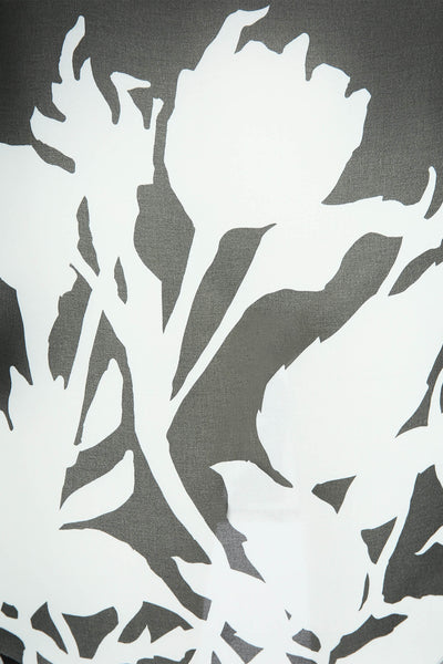 Doris Streich 237182 91 Black White Floral Print Tunic - Rouge Boutique