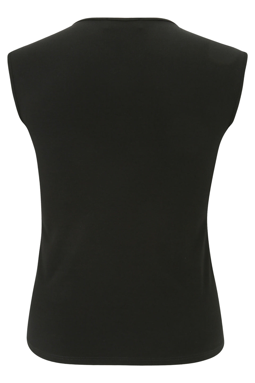 Doris Streich 559 270 Black Flower Print Diamante Sleeveless T-Shirt - Rouge Boutique