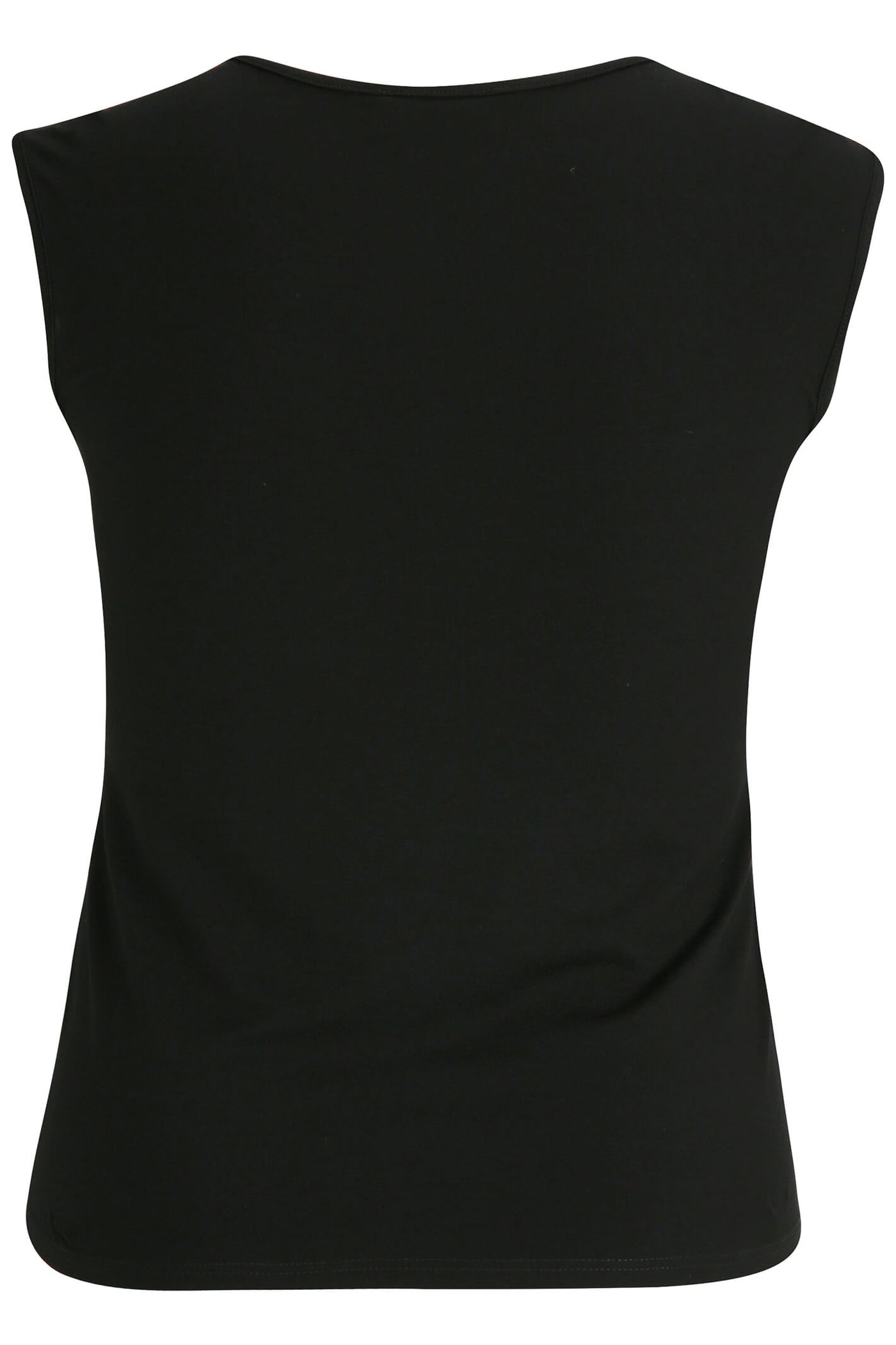 Doris Streich 596 270 Rainbow Sparkle Black Sleeveless T-Shirt - Rouge Boutique