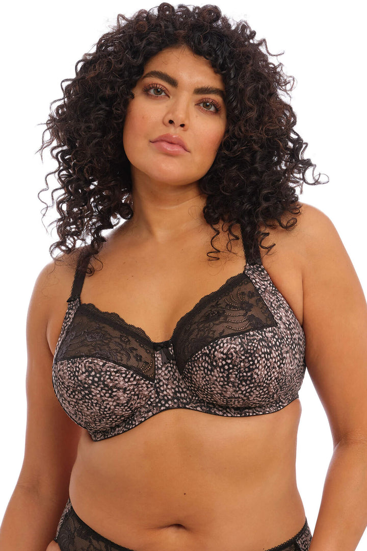 Elomi EL4110EBY Morgan Ebony Black Stretch Banded Underwired Full Cup Bra - Rouge Boutique Inverness