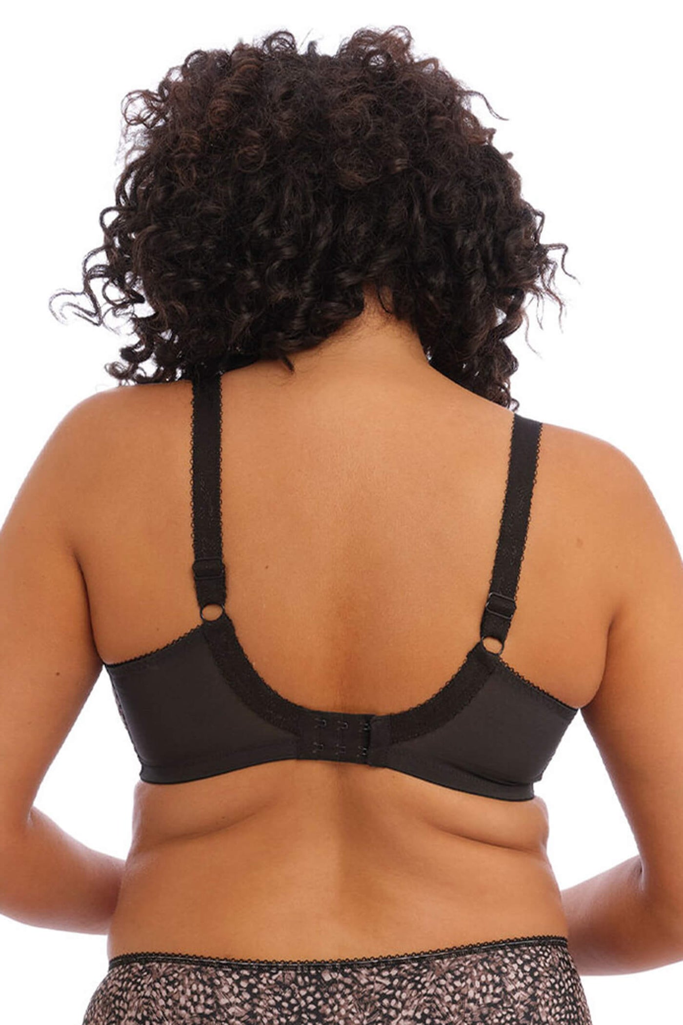 Elomi EL4110EBY Morgan Ebony Black Stretch Banded Underwired Full Cup Bra - Rouge Boutique Inverness