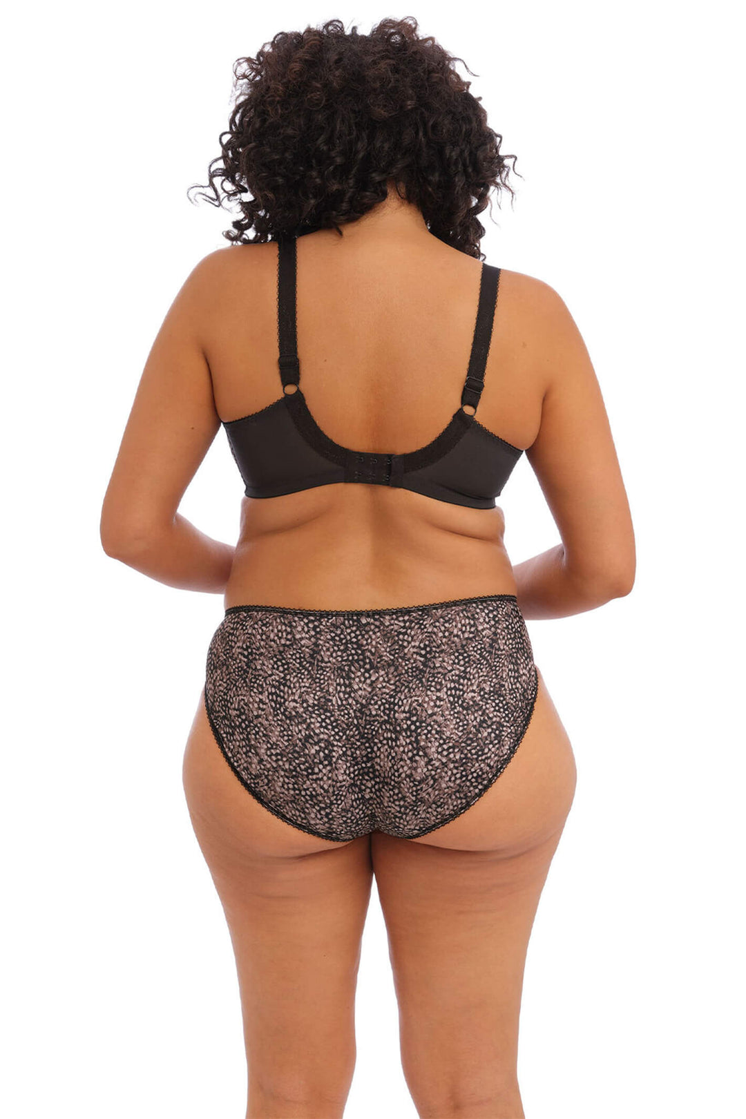 Elomi EL4110EBY Morgan Ebony Black Stretch Banded Underwired Full Cup Bra - Rouge Boutique Inverness