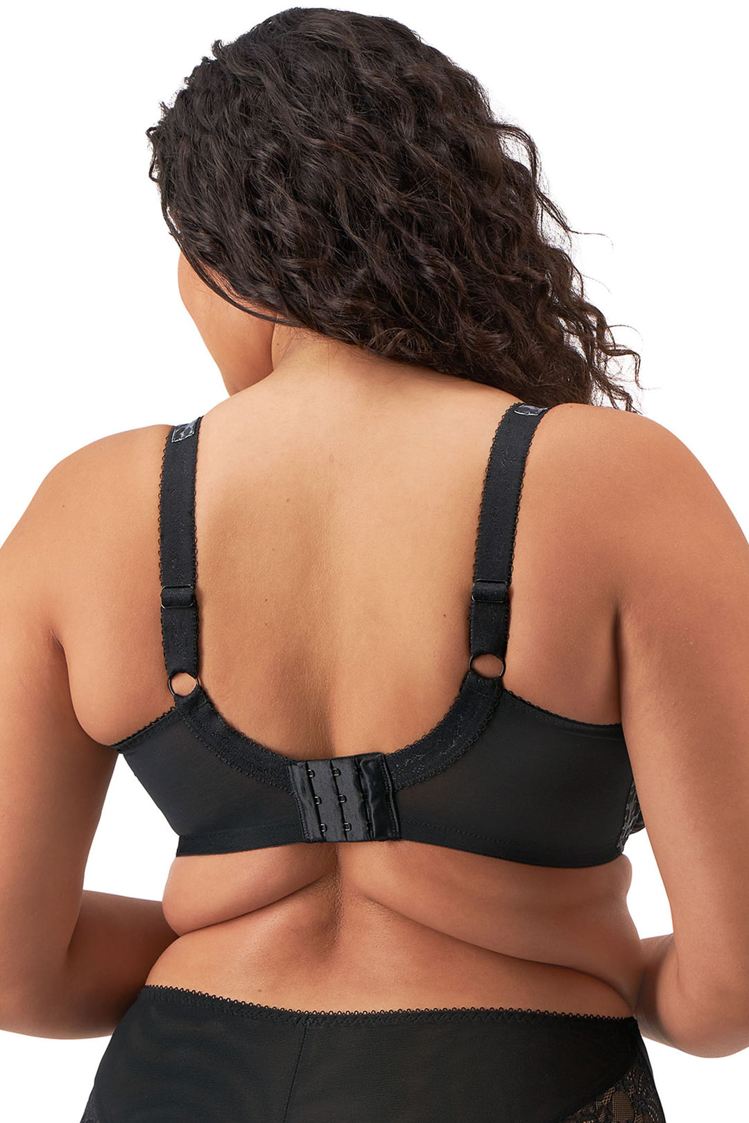 Elomi EL4110SND Morgan Snow Leopard Black Blue Print UW Bra - Rouge Boutique Inverness