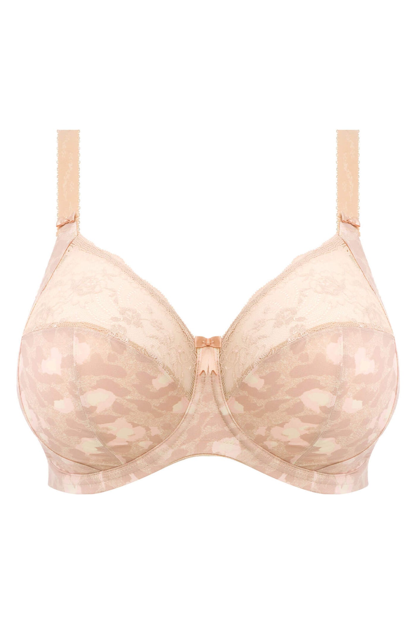 Elomi EL4110TOD Morgan Toasted Almond Taupe Stretch Banded Underwire Bra - Rouge Boutique Inverness