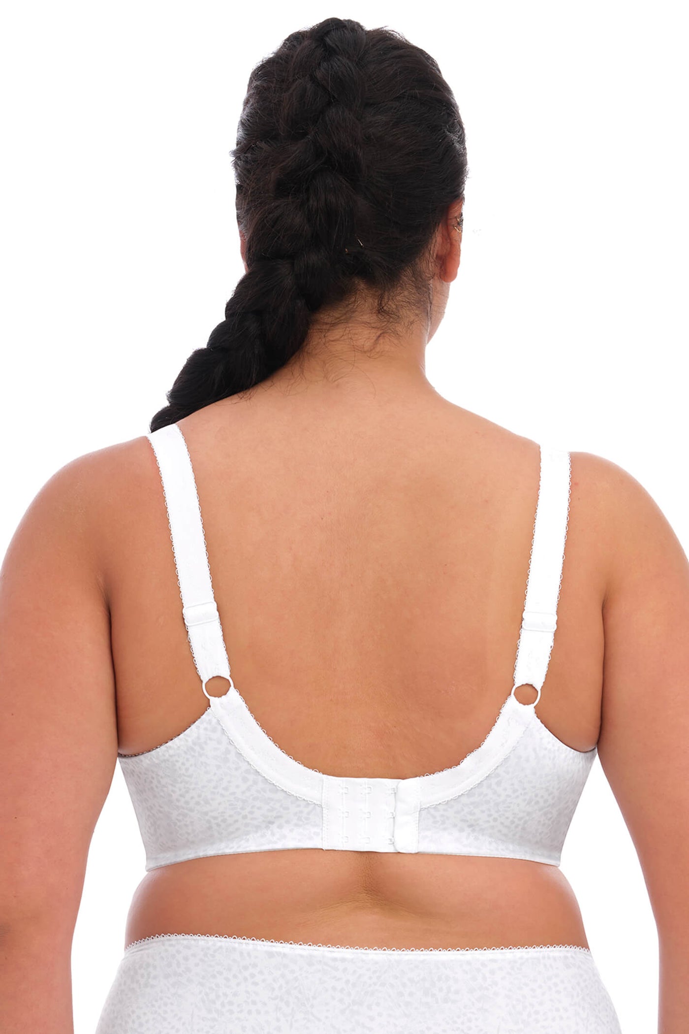 Elomi EL4110WHE Morgan White Stretch Banded Underwired Full Cup Bra - Rouge Boutique Inverness