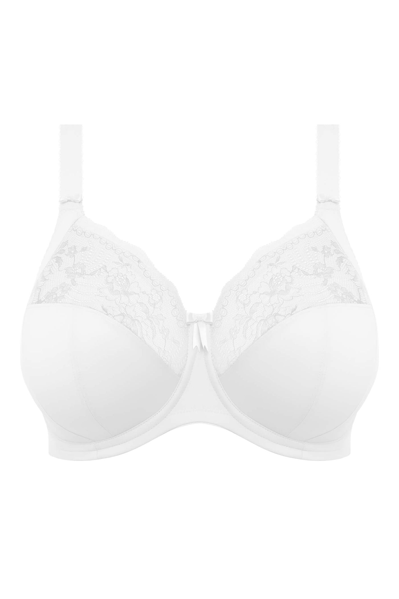 Elomi EL4111 Morgan White Stretch Banded Underwired Full Cup Bra - Rouge Boutique Inverness