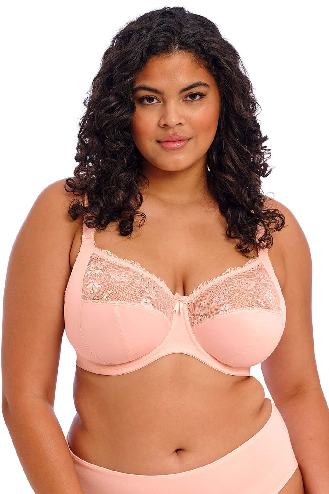 Elomi EL4111BAK Morgan Ballet Pink Stretch Banded Underwired Full Cup Bra - Rouge Boutique Inverness