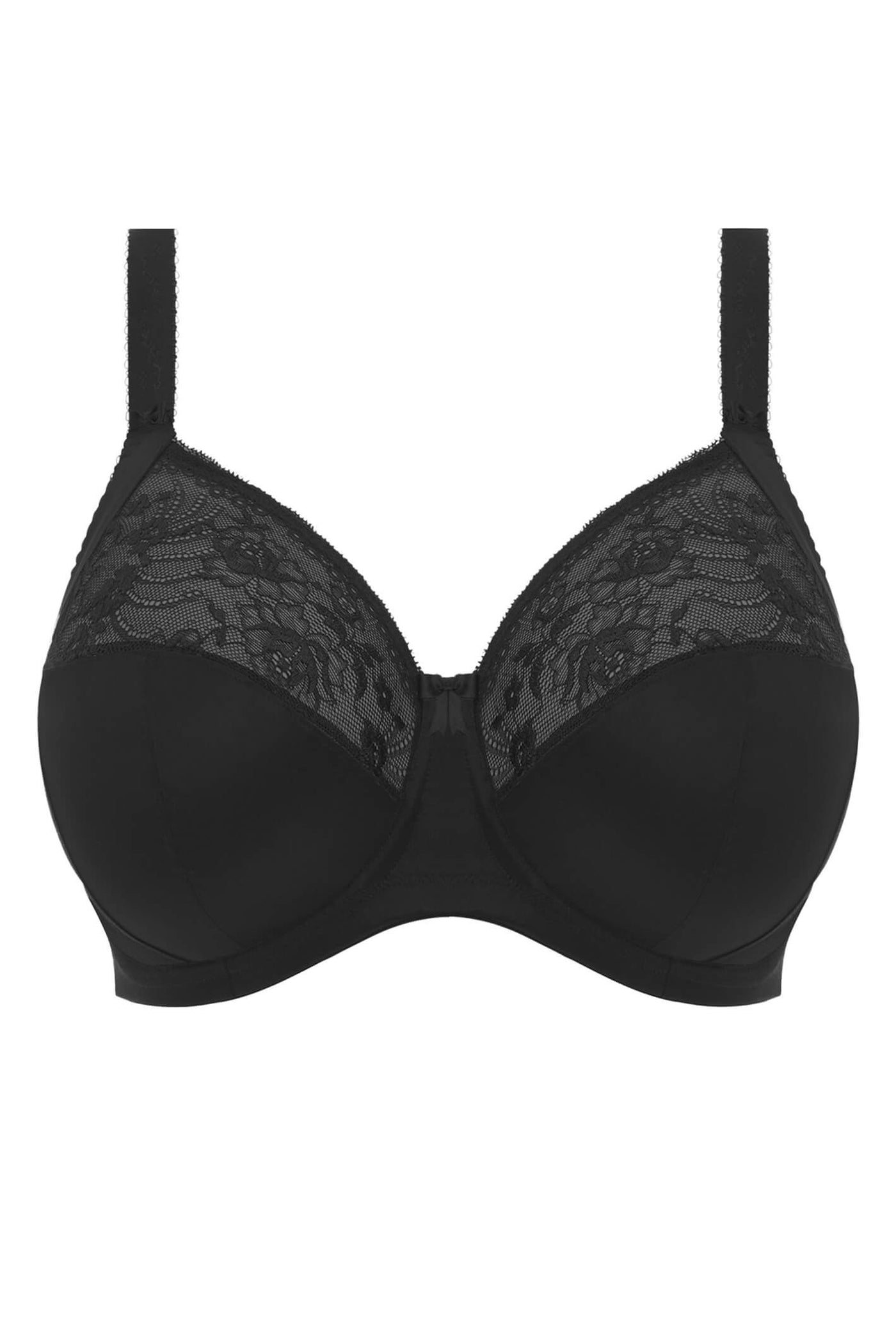 Elomi EL4111BLK Morgan Black Stretch Banded Underwired Full Cup Bra - Rouge Boutique Inverness