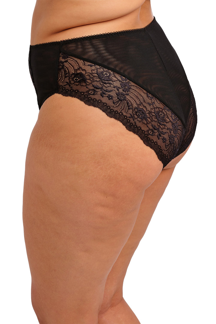 Elomi EL4118 Morgan Black Hot House High Leg Briefs