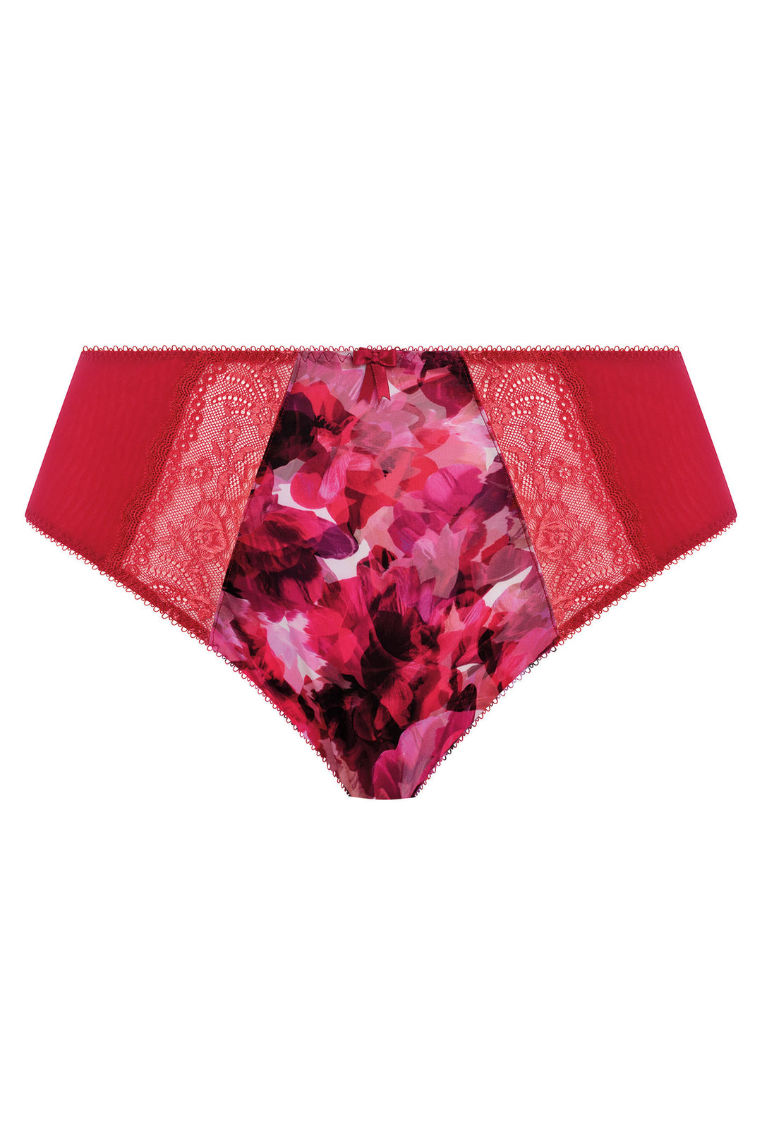 Elomi EL4118BEH Morgan Berry Crush Red Print High Leg Brief - Rouge Boutique Inverness