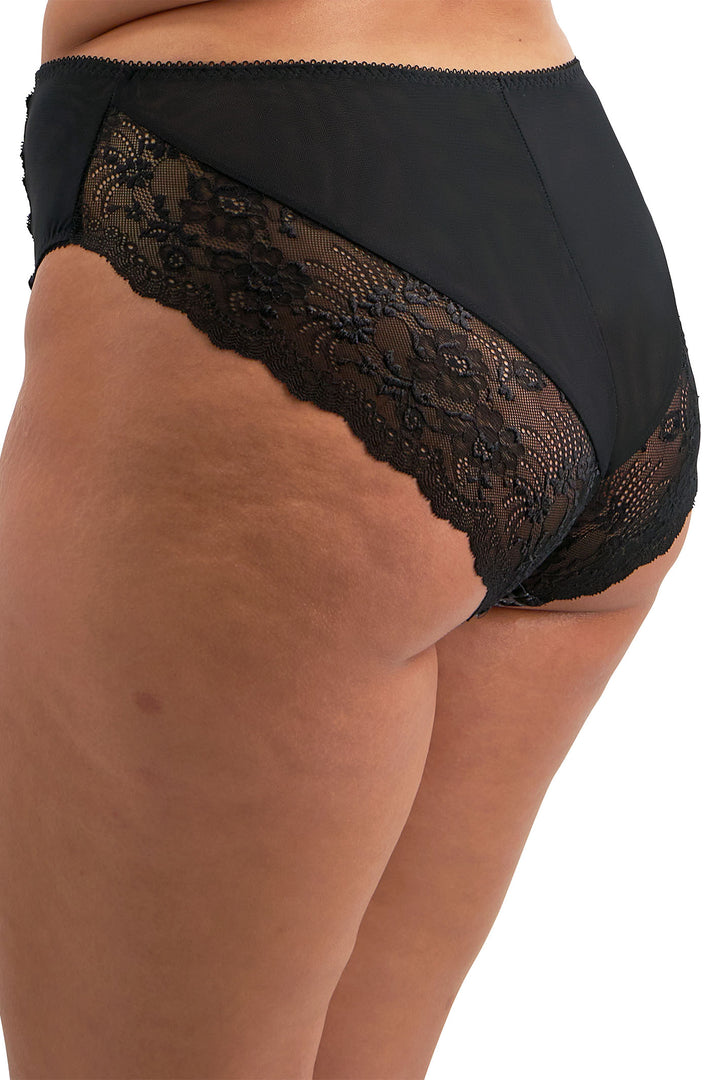 Elomi EL4118SND Morgan Snow Leopard Black Blue Print High Leg Brief