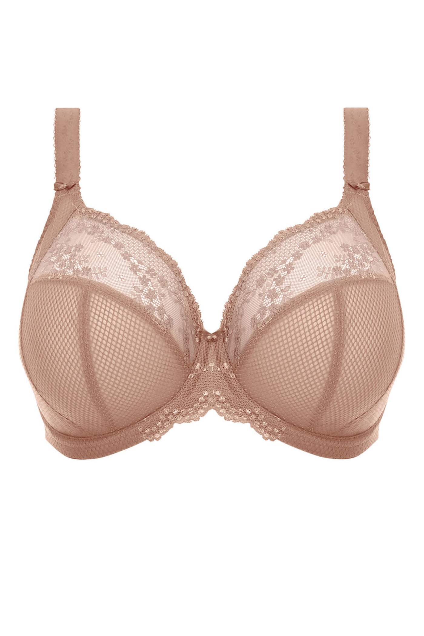 Elomi EL4382FAN Charley Fawn Stretch Plunge Underwired Full Cup Bra - Rouge Boutique Inverness