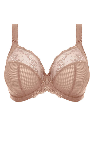Elomi EL4382FAN Charley Fawn Stretch Plunge Underwired Full Cup Bra - Rouge Boutique Inverness