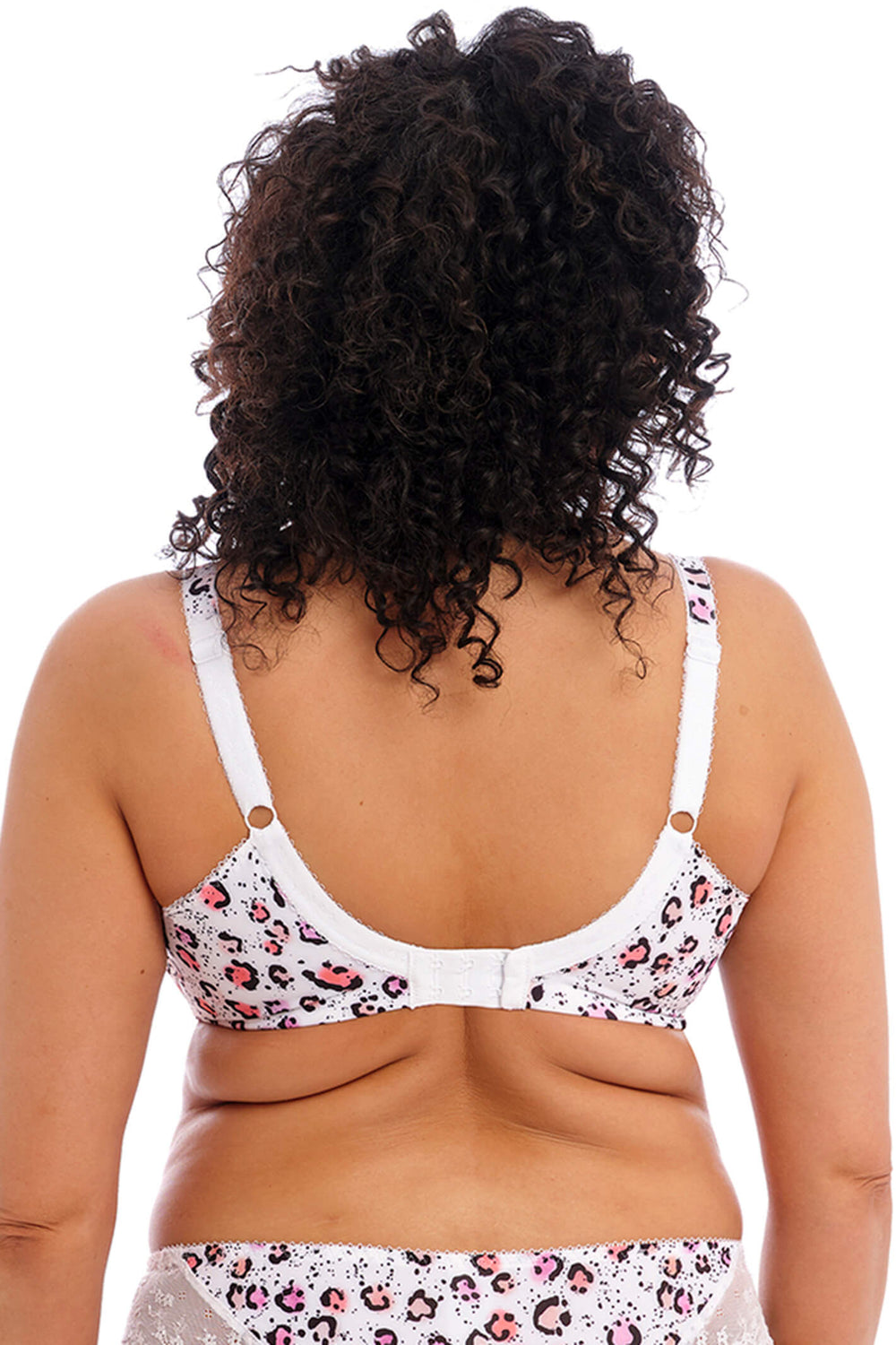 Elomi EL4490RMB Lucie White Rumble Underwired Stretch Plunge Bra - Rouge Boutique Inverness